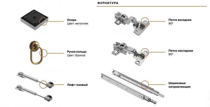 Престиж-1 Шкаф навесной двудверный со стеклом графит/графит структурный