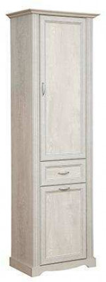 Шкаф-пенал Сохо 32.04-01 Бетон пайн белый/бетон пайн патина