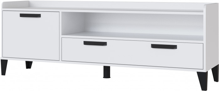 Тумба ТВ Парус-8, Дуб крафт золотой/Кашемир