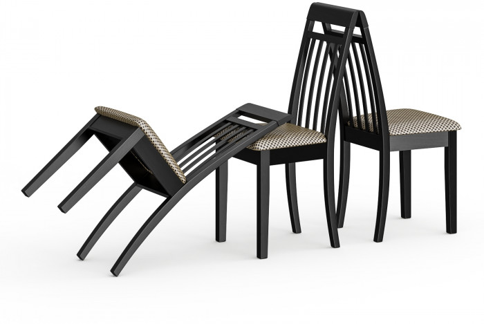 Три стула Мебель--24 Гольф-11 разборных