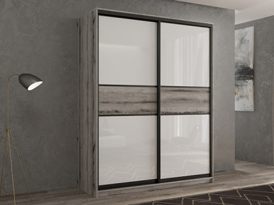 Шкаф-купе Кааппи 11 Эвок Окаменелый 170х60х230 см