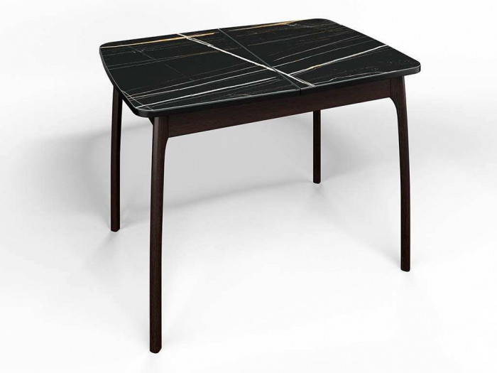 Стол СМ-3 Флорида опора массив изогнутая венге