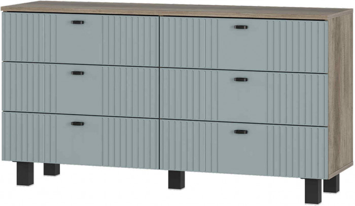 "Олива" КМ-04 комод Дуб каньон/MF11 шарли бриз