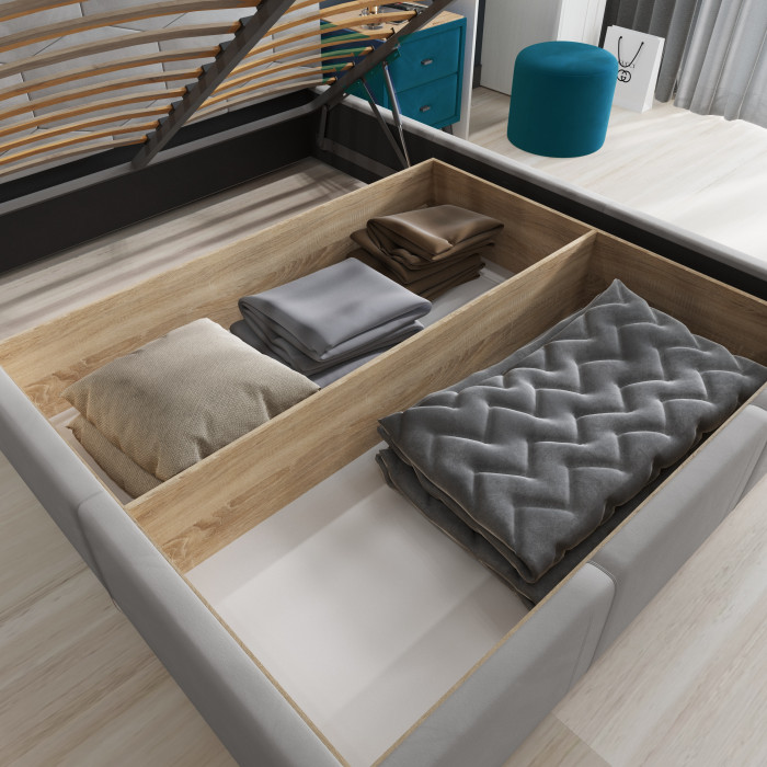 Манука Кровать интерьерная 120 бирюза, ПМ