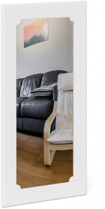 Прихожая П-6 Компоновка № 26, цвет белая шагрень/фасады МДФ белое дерево фрезеровка прованс, ШхГхВ 150х50х210 см., универсальная сборка