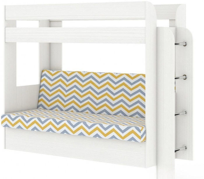 Карамель 75 кровать-диван Бодега Светлый / Ткань RikkoYellow