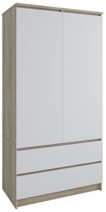 МС Мори Шкаф МШ 900.1, МП/4 Сонома/Белый