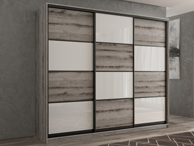 Шкаф-купе Кааппи 14 Эвок Окаменелый 190х45х230 см