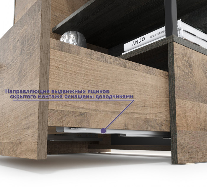 Трувор Прихожая 188, цвет дуб гранж песочный/интра, ШхГхВ 189х36,9х195 см., универсальная сборка