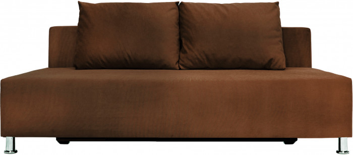 Диван-еврокнижка Парма Люкс, велюр коричневый