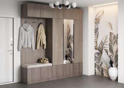 Модульная прихожая Кантри, композиция 2