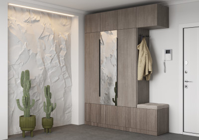 Модульная прихожая Кантри, композиция 3