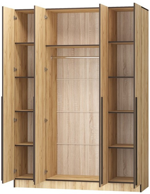 Шкаф Бастион ЛДСП 1,6 (Белый древесный)