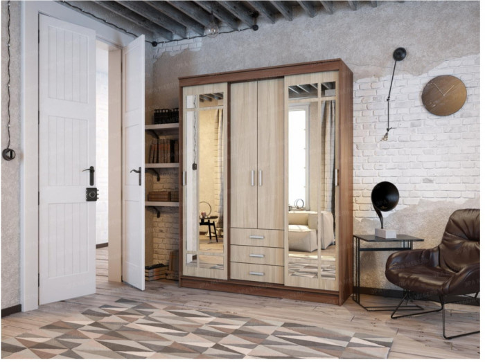 Лорд Шкаф-купе, Ясень шимо темный/светлый