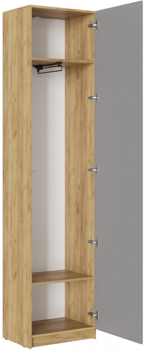 Модульная прихожая, композиция 3 (Графит, Дуб Крафт Золотой)