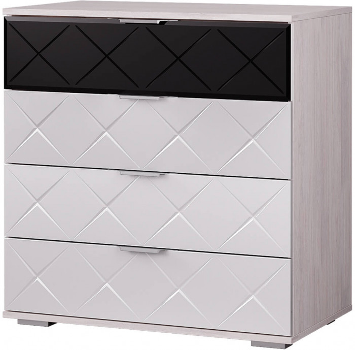 "Кимберли" КМ-01 ясень белый/белый глянец