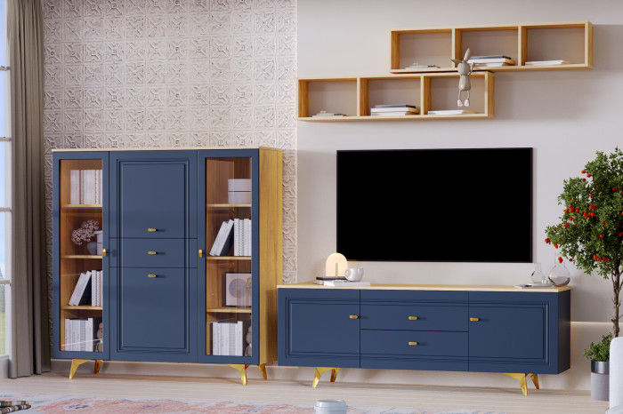 Гостиная "Вега Сапфир" (комплект 9)