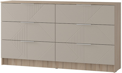 "Эмилия" КМ-04 комод Дуб смоки/Айриш (MF03)