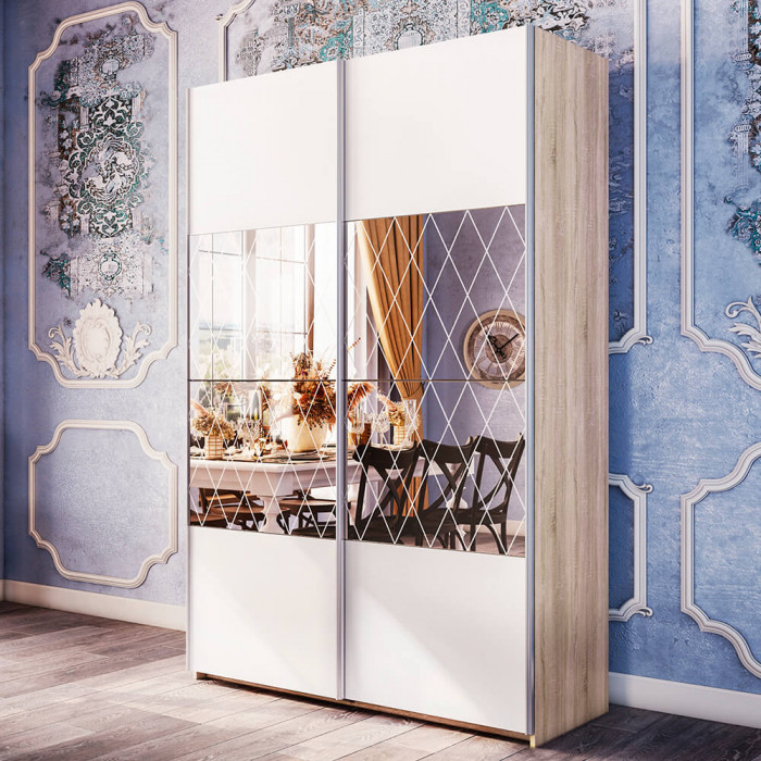 Fortune-14  1400_400/400/600 сонома/сонома+белый+з.№5