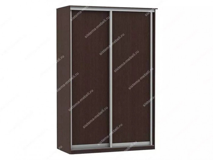 Шкаф купе Модерн 1190х450 2-х дверный 2-х секционный глухой венге