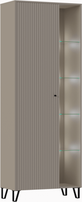 Оливия Шкаф (Глиняный серый, Шарли мокко)