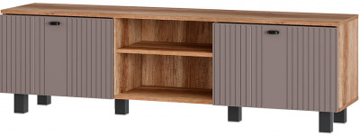 "Олива" ТБ-09 тумба под ТВ Дуб каньон/Муссон софт MF14