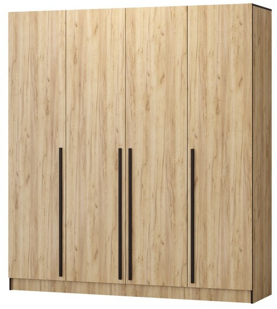 Шкаф Бастион ЛДСП 2,0 (Крафт золотой / Белый древесный)