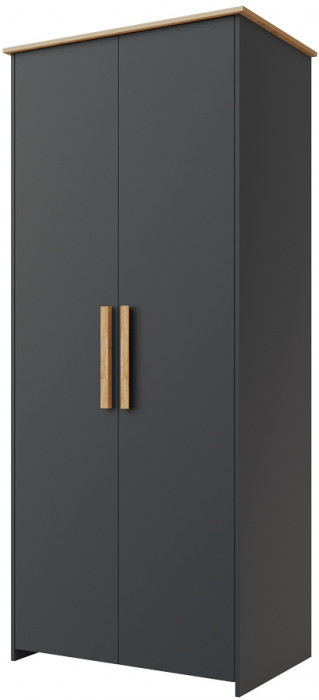 Модульный кабинет "Скандинавия" - Антрацит/Дуб наварра
