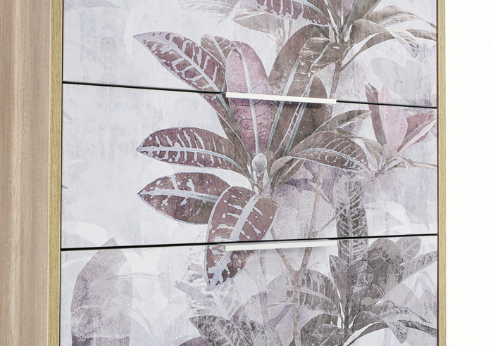 Комод "Мегаполис" КМ-02 Дуб каньон/фотопечать "Бали"