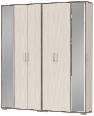 Две прихожих Домино-мини 2-3421бод.тем/св, цвет бодега тёмный/бодега светлый, ШхГхВ 176х36х202 см.