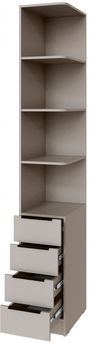 Угловое завершение Мадрид (0,35) с 4 ящ. правое, Кашемир