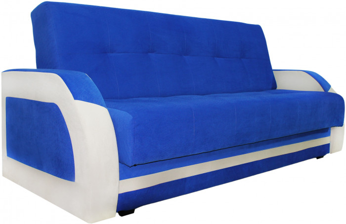 Диван-книжка Феникс, 120х190, велюр синий