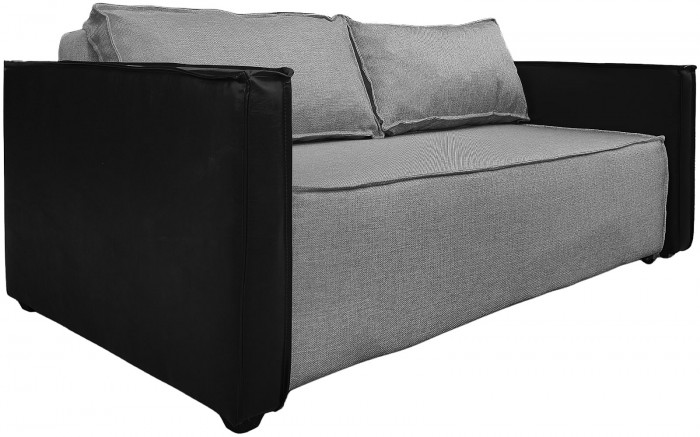 Диван-кровать Барон 140, аккордеон, 140х200, рогожка, серый