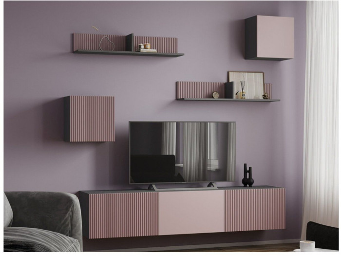 Гостиная Сириния, композиция 3, МДФ пудра