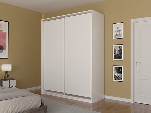 Шкаф-купе Лаурус 3 Белый 140х58х220 см