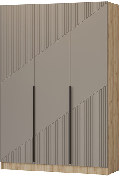 Шкаф Авис 1,5 (№1), Крафт золотой/Крема