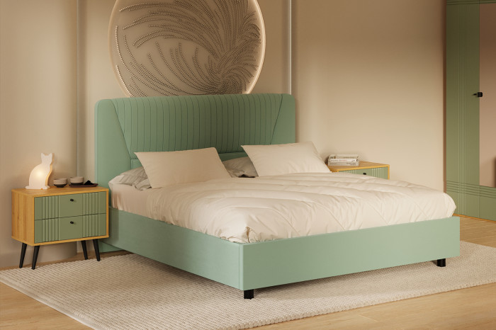 Кровать-11М 2 с подъемным основанием 1800 Вега Саксония