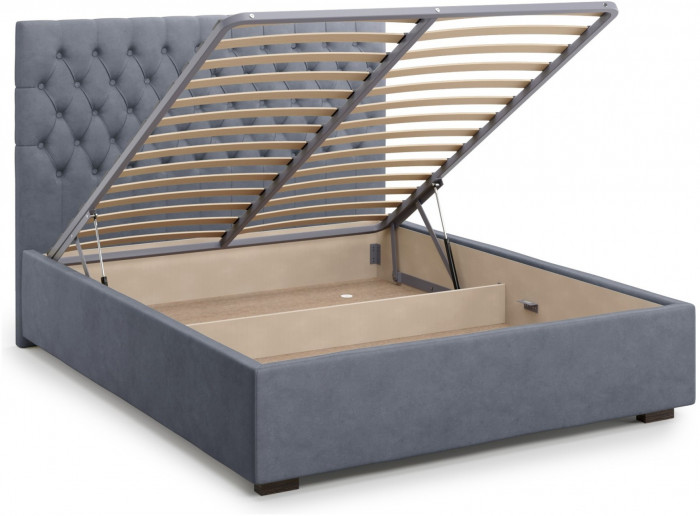 Кровать Nemi 180 с подъемным механизмом, Velutto 32