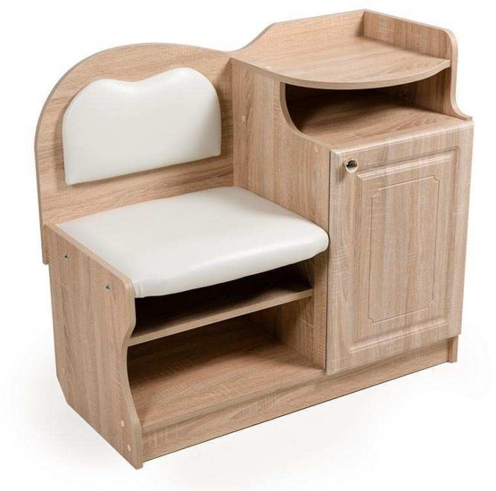 Банкетка под телефон 1 дуб сонома-милк