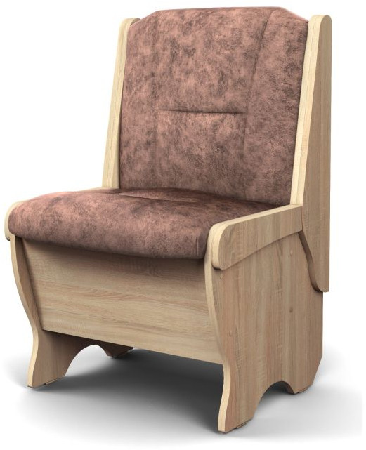 Скамья Лотос 550 дуб сонома/коньяк