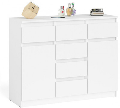 Мори Комод МК1200.4, цвет белый, ШхГхВ 120,4х41х94 см.