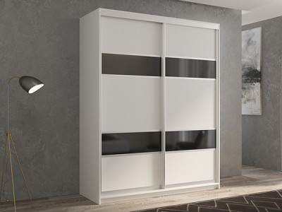 Шкаф-купе Кааппи 7 Белый Бриллиант 120х60х230 см