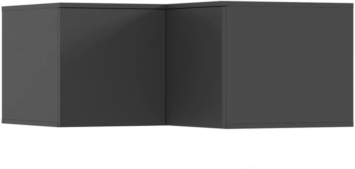 Норд Антресоль угловая к шкафу, Графит