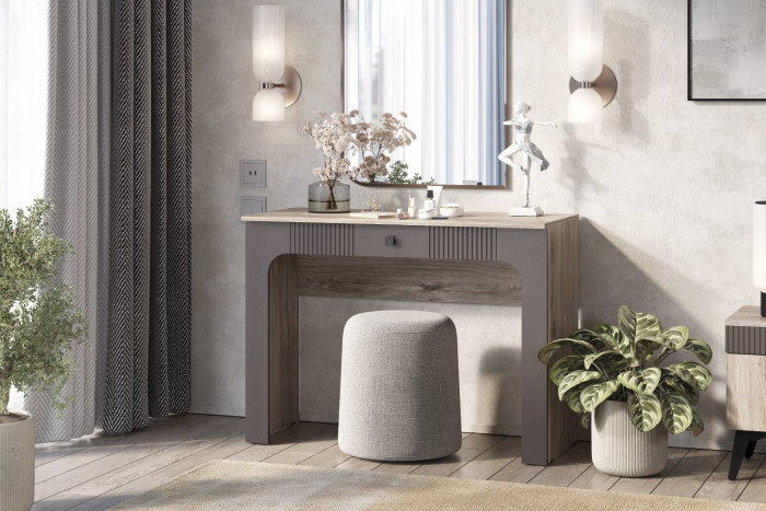 Стол туалетный Кассандра СТ-02, Дуб Смоки, MF14