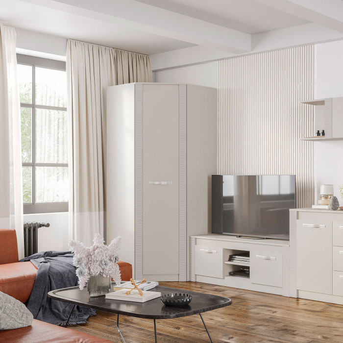 "Монако" ШК-42 ясень белый/F12