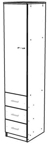 Шкаф-пенал № 2 (закрытый) Ярофф