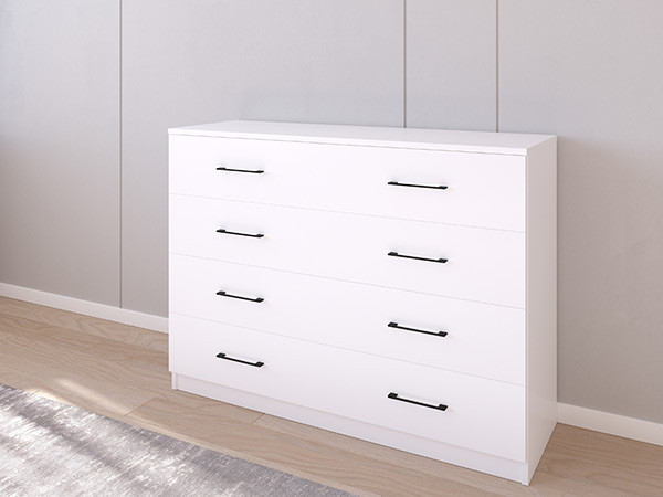 Комод 05/16 120х40х90 Белый/Белый