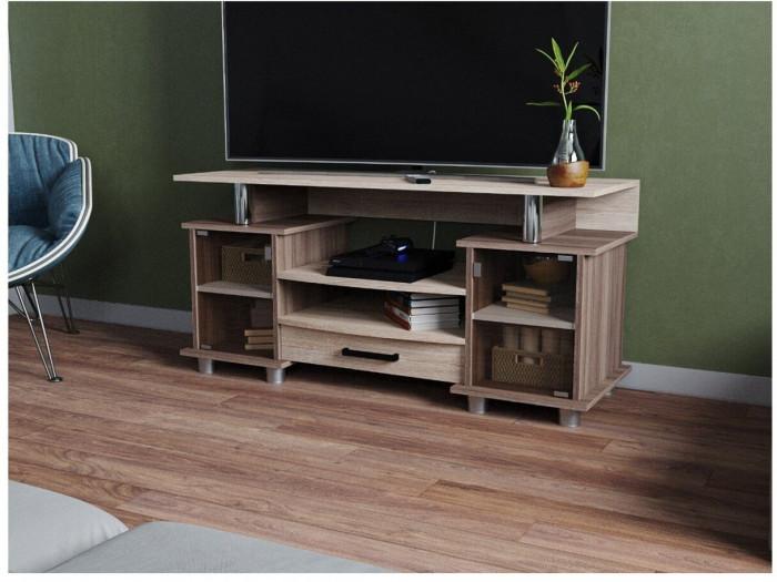 Тумба ТВ 003(к2) ясень шимо/дуб сонома