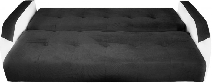 Диван-книжка Феникс, 140х190, велюр черный