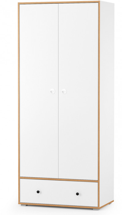 Вуди Компоновка № 31, цвет белый премиум/дуб крафт золотой, ШхГхВ 351х52,7х205 см., универсальная сборка